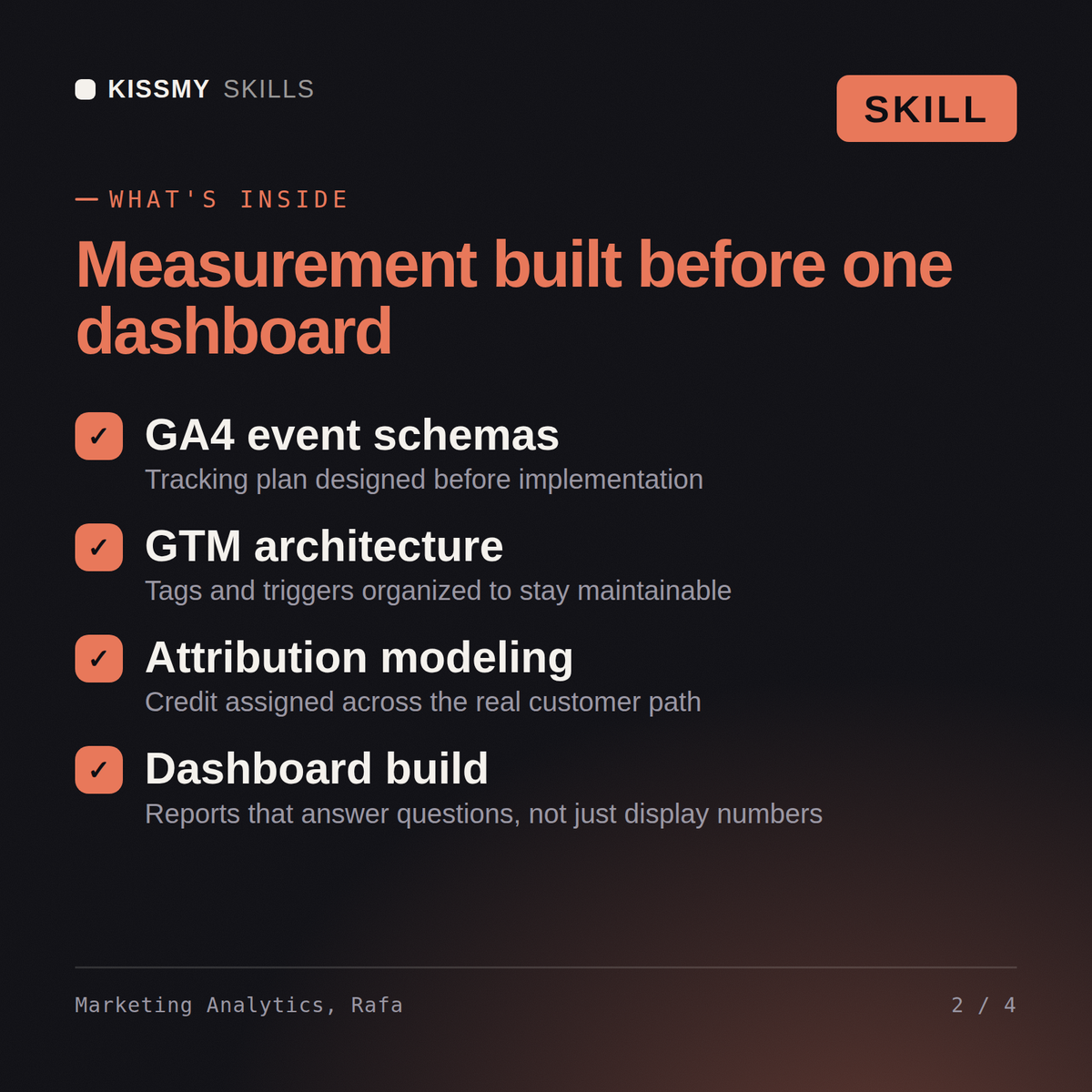 Rafa - Marketing Analytics Specialist AI Skill