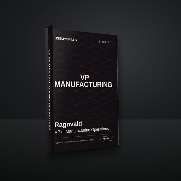 Ragnvald - VP of Manufacturing Operations AI Skill cover