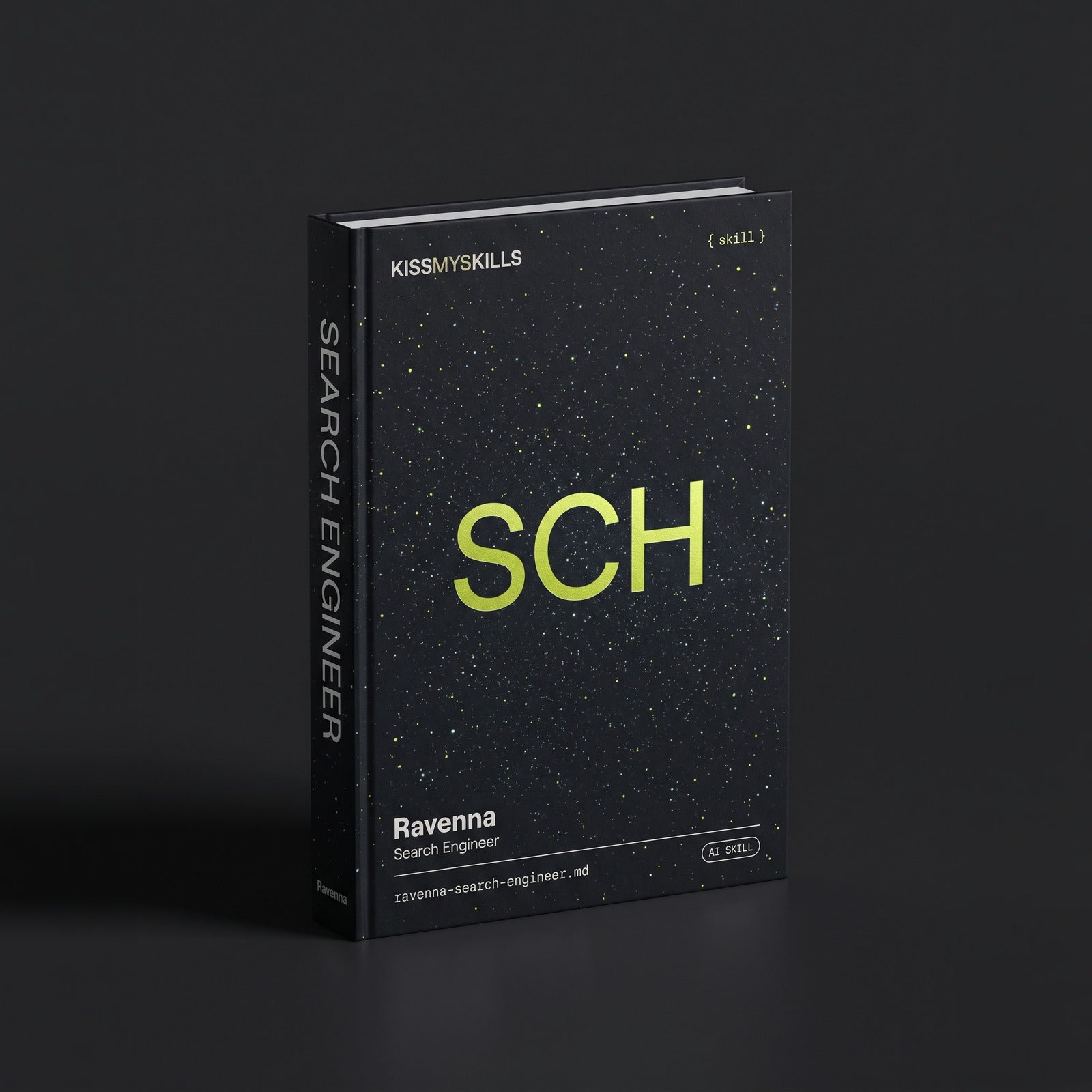 Search Engineer Claude skill by KissMySkills, hardcover volume cover