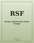 Recipe Substitution Finder prompt for Claude by KissMySkills, brushed cover