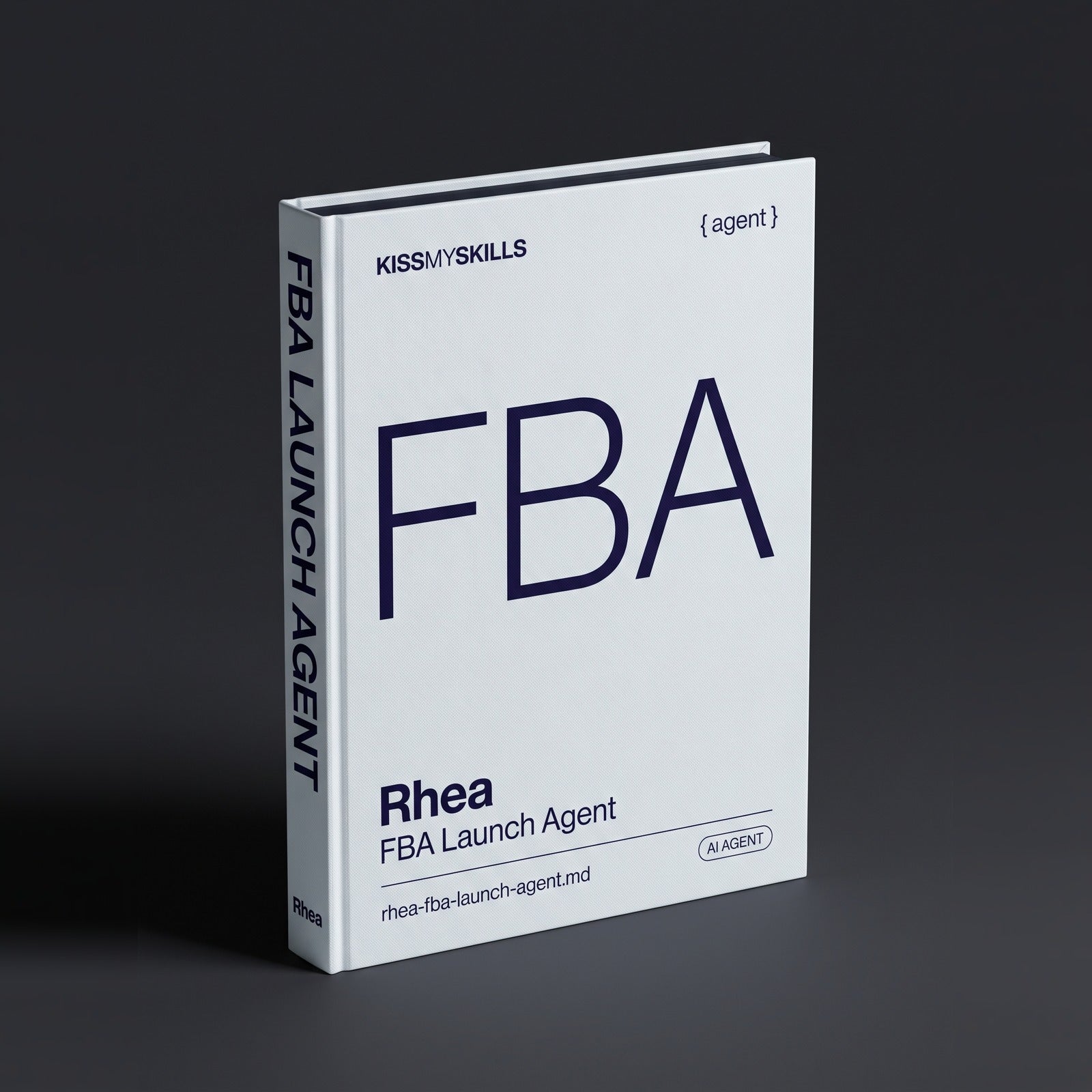 FBA Launch Claude agent by KissMySkills, hardcover volume cover