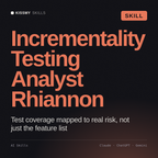 Incrementality Testing Analyst, Rhiannon AI skill by KissMySkills, cover