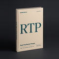 Road Trip Planner prompts for Claude by KissMySkills, pale warm sand cotton-rag paper cover with the monogram RTP