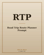 Road Trip Route Planner prompt for Claude by KissMySkills, brushed cover