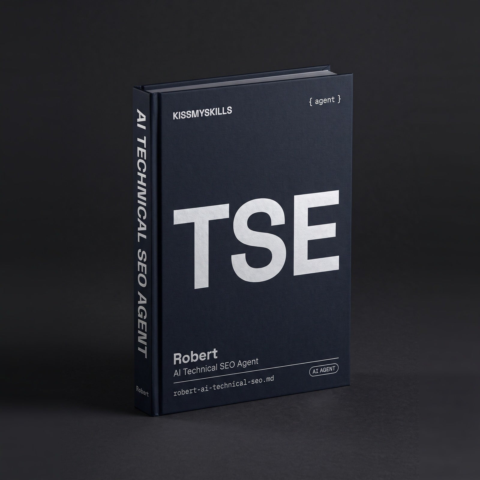 Technical SEO Claude agent by KissMySkills, hardcover volume cover
