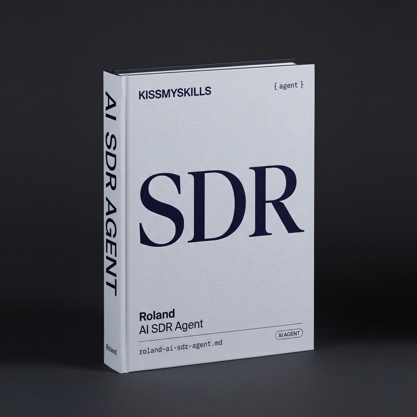 SDR Claude agent by KissMySkills, hardcover volume cover