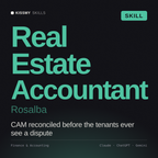 Real Estate Accountant, Rosalba AI skill by KissMySkills, cover