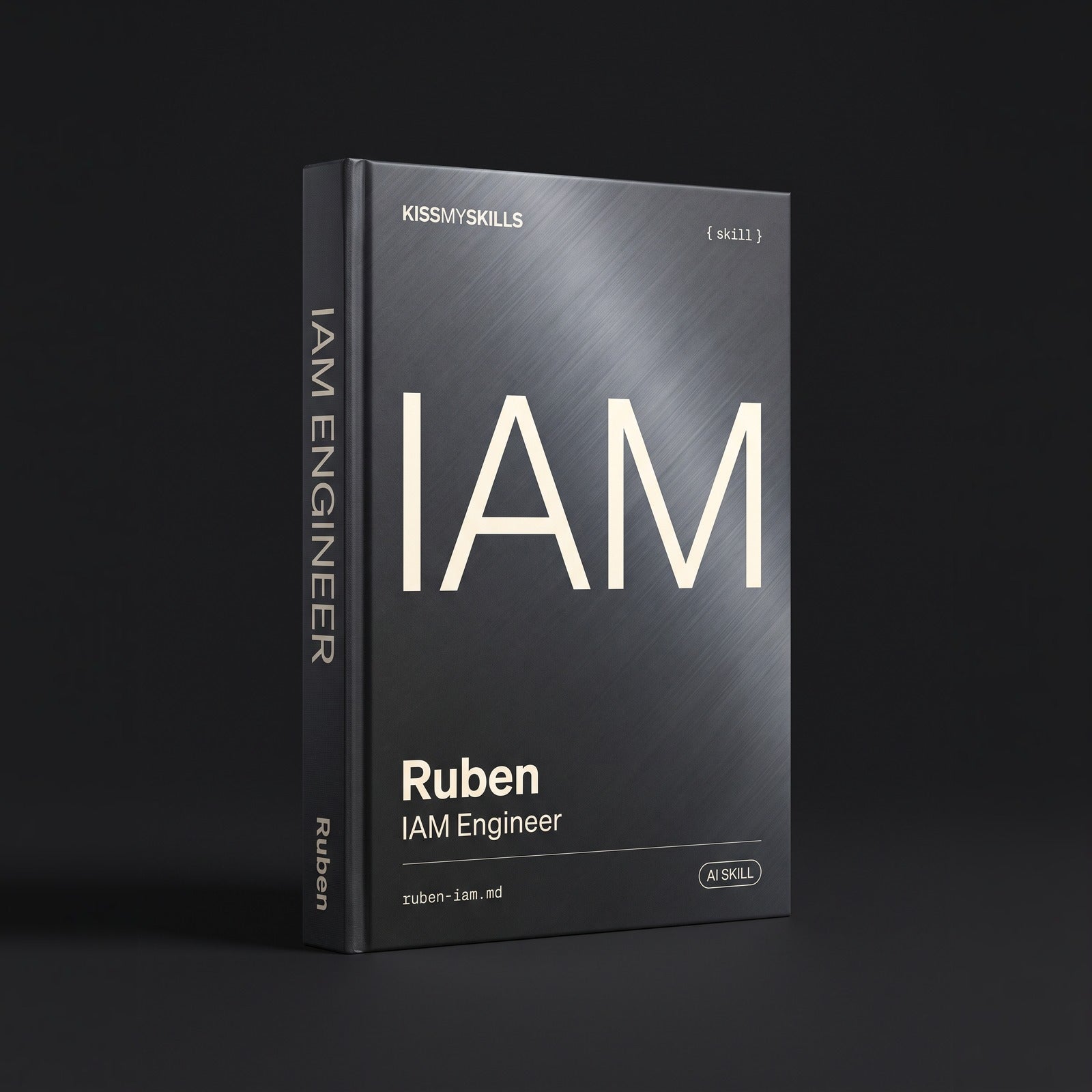 IAM Engineer Claude skill by KissMySkills, hardcover volume cover