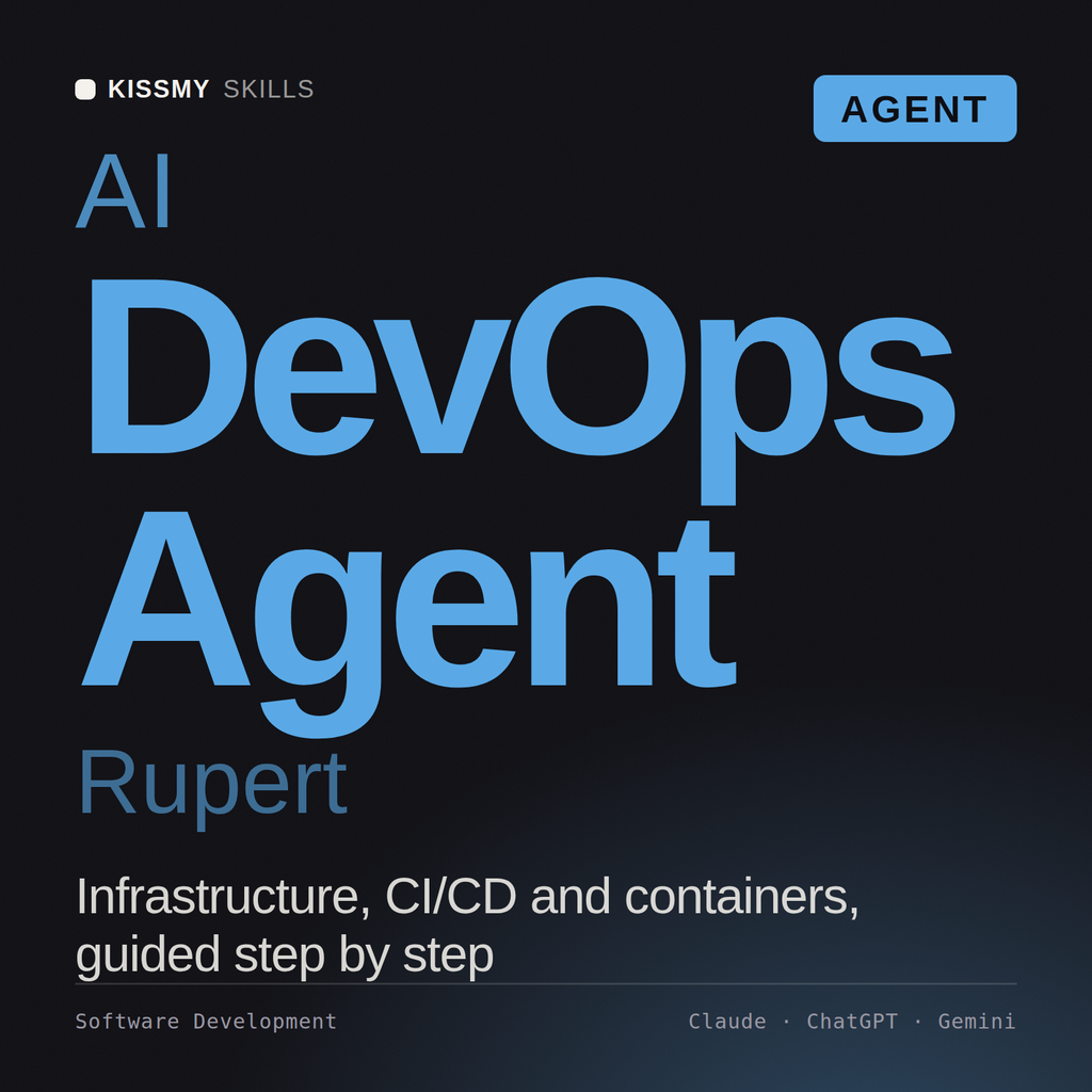 AI DevOps Agent, Rupert AI agent by KissMySkills, cover