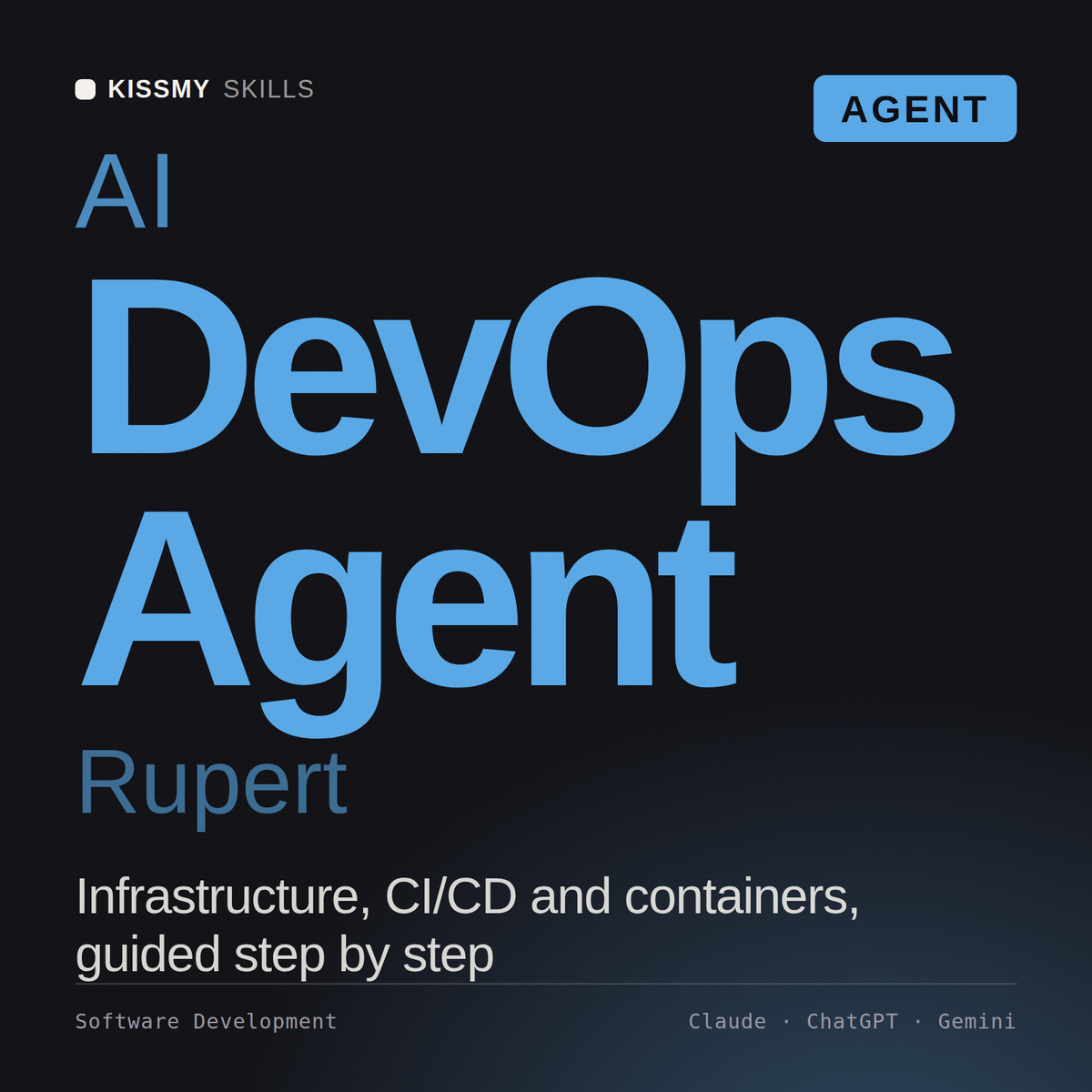 AI DevOps Agent, Rupert AI agent by KissMySkills, cover