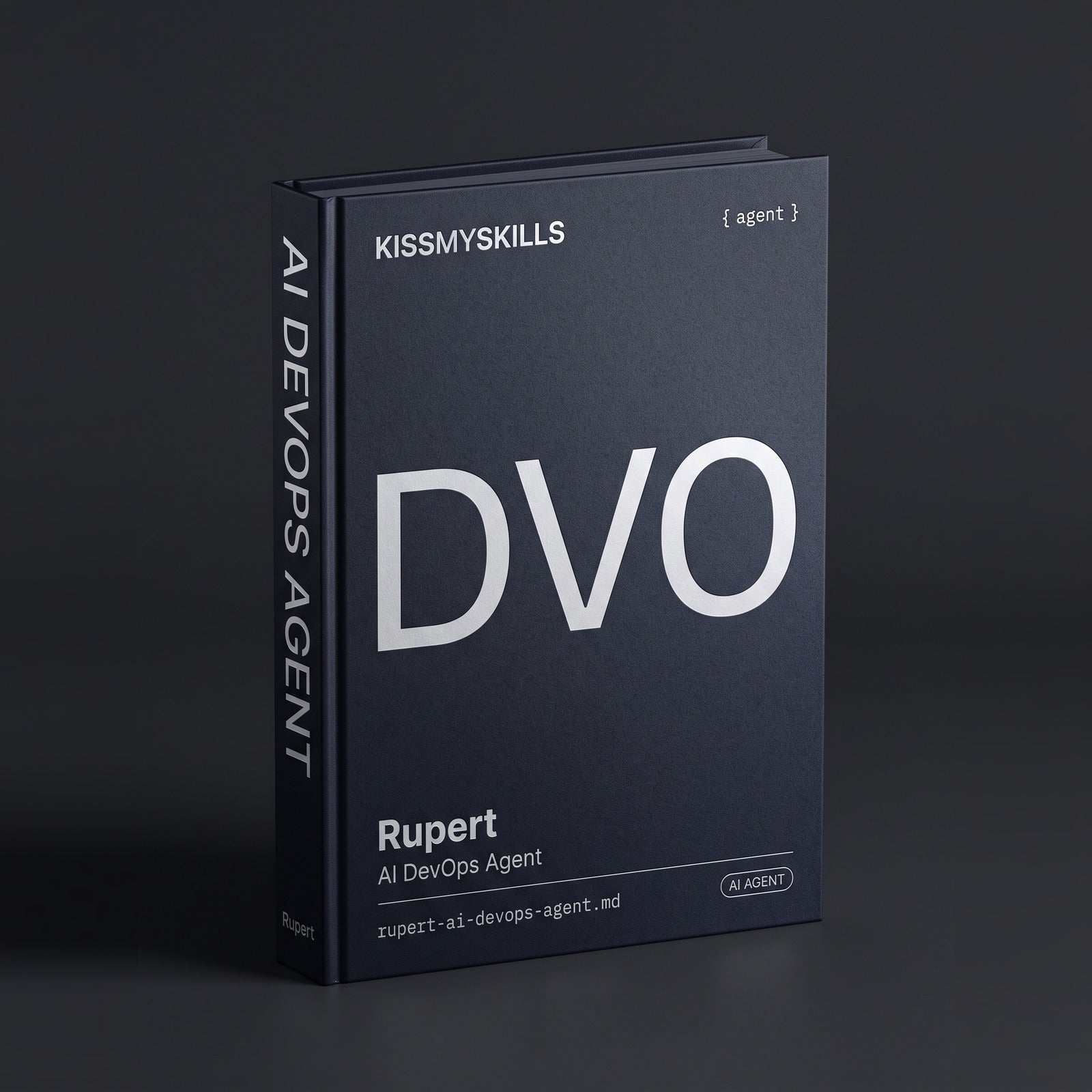 DevOps Claude agent by KissMySkills, hardcover volume cover