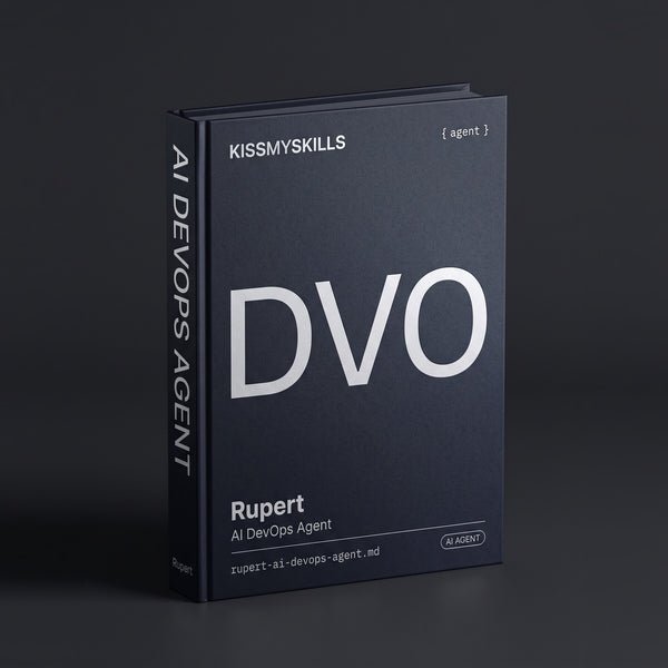 DevOps Claude agent by KissMySkills, hardcover volume cover