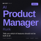 AI Product Manager, Rurik AI skill by KissMySkills, cover