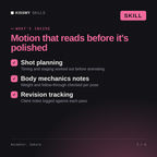 What's inside the Animator, Sakura AI skill: Shot planning, Body mechanics notes, Revision tracking