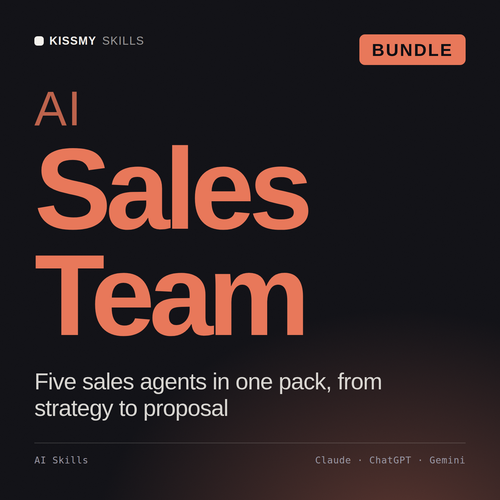 AI Sales Team AI bundle by KissMySkills, cover