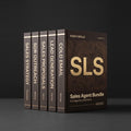 Sales Agent Bundle by KissMySkills, hardcover volumes titled Sales Strategy, SDR Outreach, Sales Proposals, Lead Generation and Cold Email