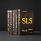 Sales Agent Bundle by KissMySkills, hardcover volumes titled Sales Strategy, SDR Outreach, Sales Proposals, Lead Generation and Cold Email