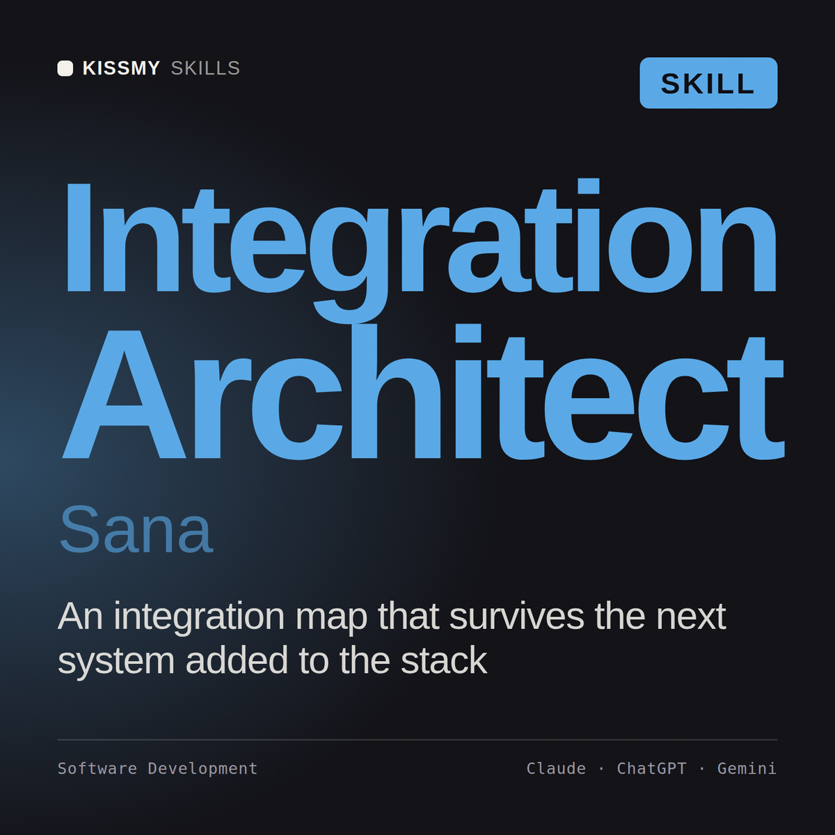 Integration Architect, Sana AI skill by KissMySkills, cover