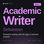 Academic Writer, Sebastian AI skill by KissMySkills, cover