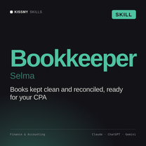 Selma - Bookkeeper AI Skill