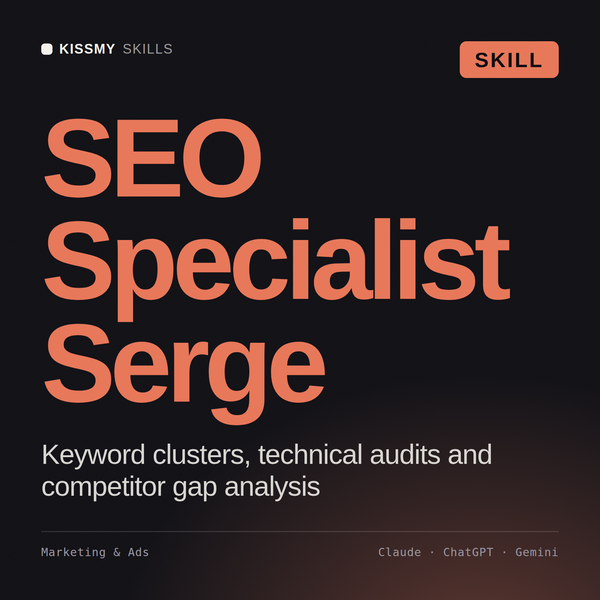 Serge - Skill AI per specialista SEO