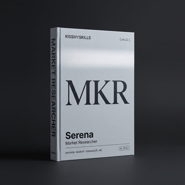 Serena Market Researcher AI Skill book cover