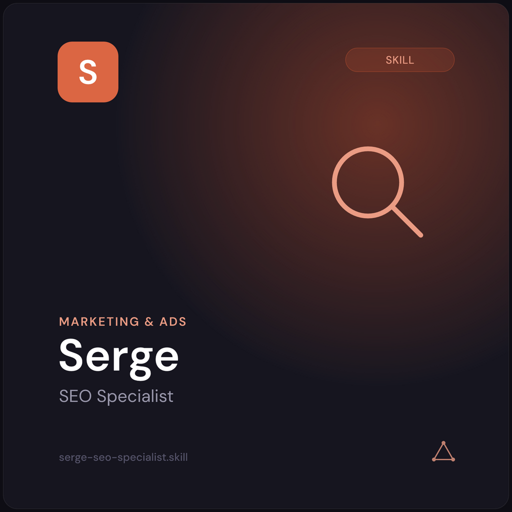 Serge — SEO Specialist AI Skill preview 3