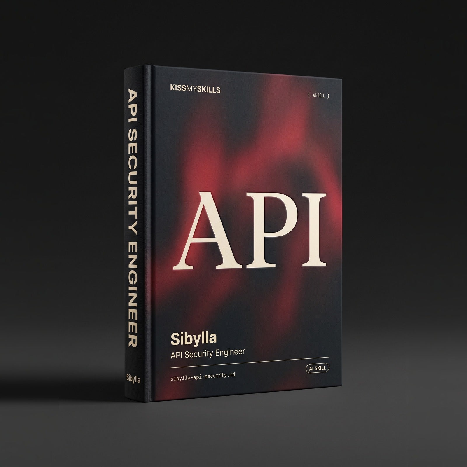 API Security Engineer Claude skill by KissMySkills, hardcover volume cover