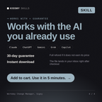 The Workday Change Manager, Signy AI skill works with Claude, ChatGPT, Gemini and any AI chat, 30-day money-back guarantee