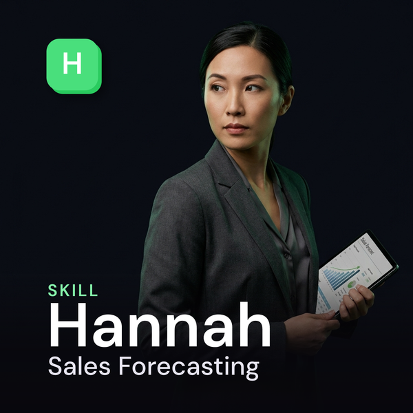Hannah — Sales Forecasting AI Skill