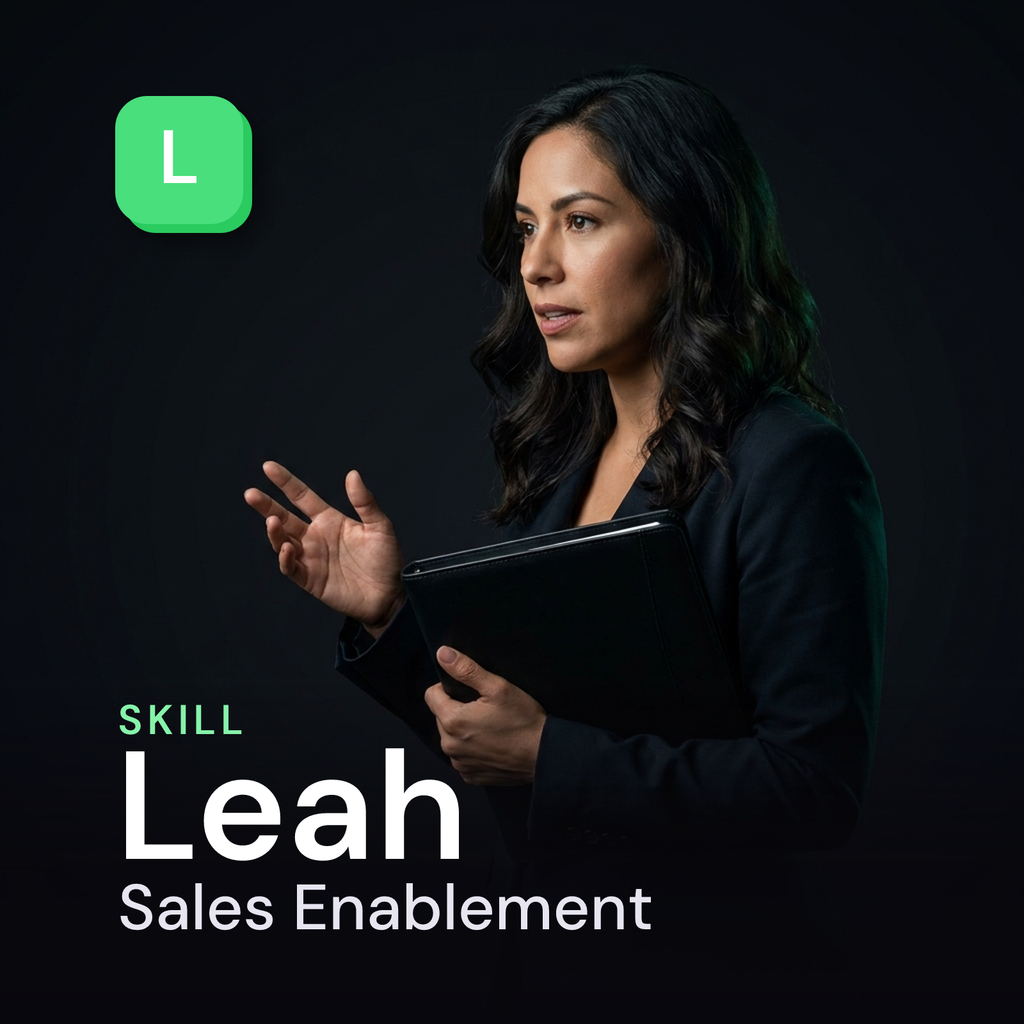 Leah — Sales Enablement AI Skill