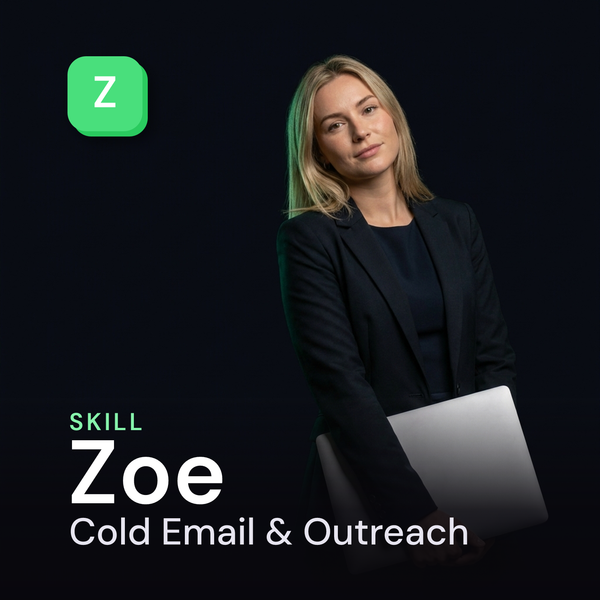 Zoe — Cold Email & Outreach AI Skill