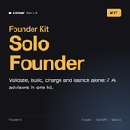 Solo Founder Kit by KissMySkills, cover