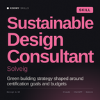 Sustainable Design Consultant, Solveig AI skill by KissMySkills, cover