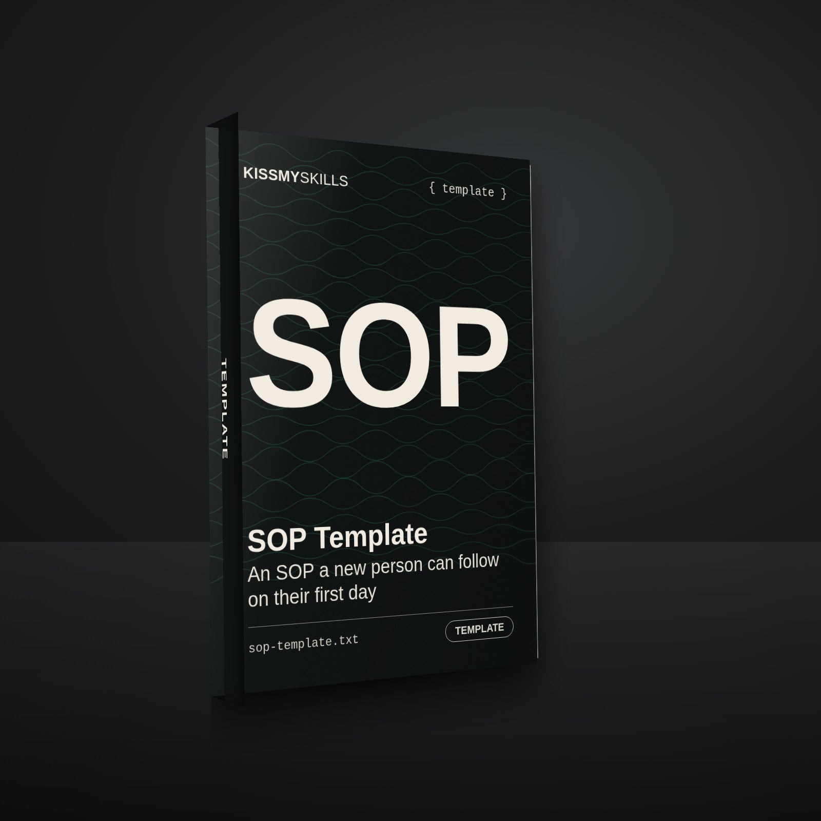 SOP Template cover
