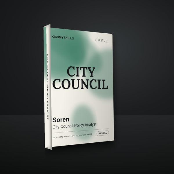 Soren - City Council Policy Analyst AI Skill cover