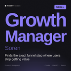 Growth Manager, Soren AI skill by KissMySkills, cover