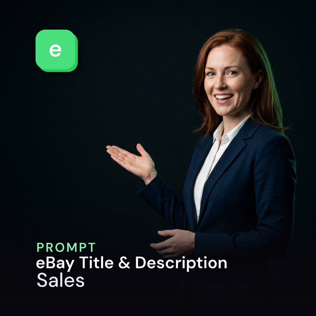 eBay Title & Description — Sales Prompt