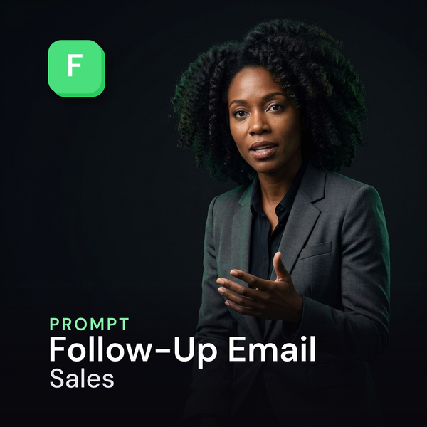 Follow-Up Email — Sales Prompt