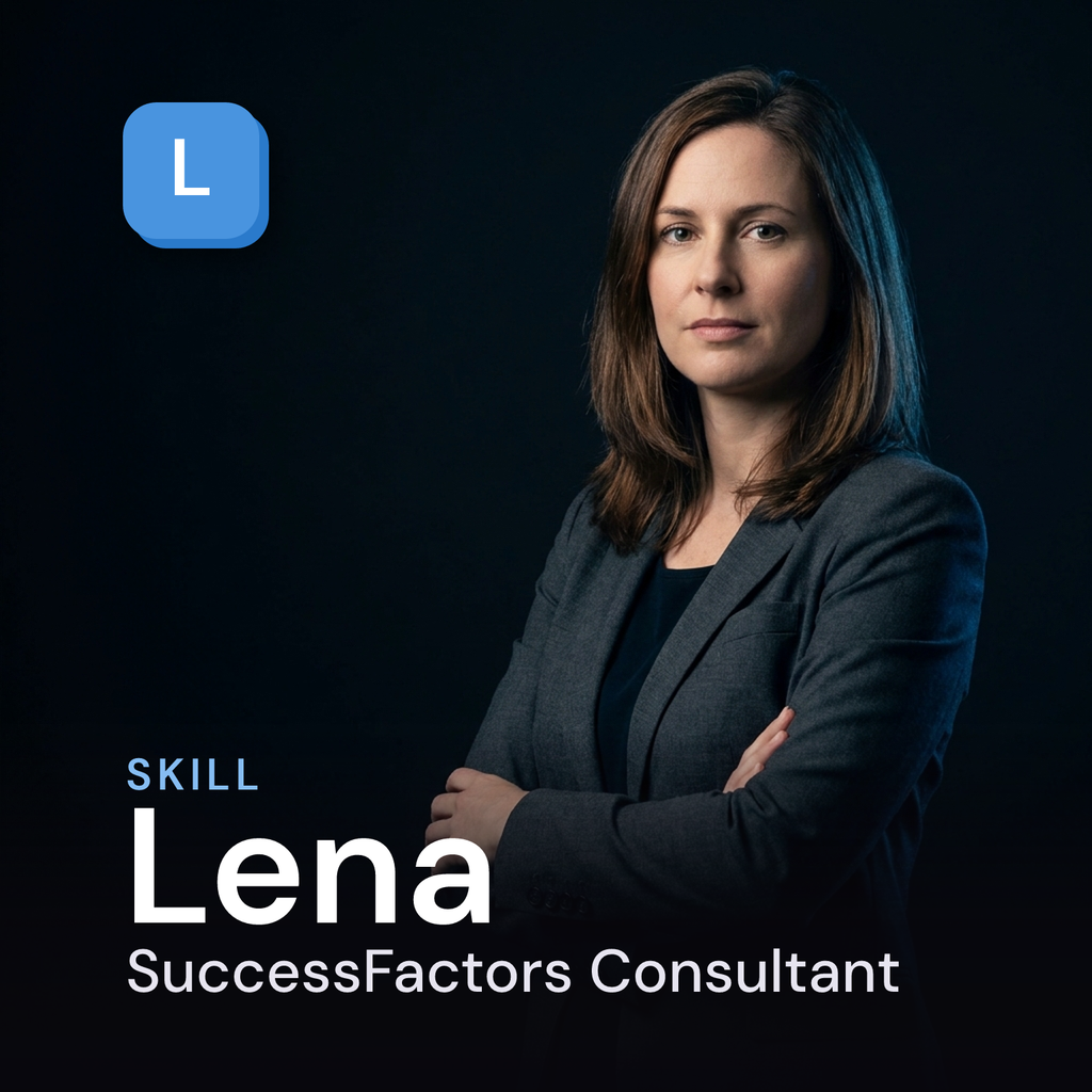 Lena — SAP SuccessFactors Consultant cover