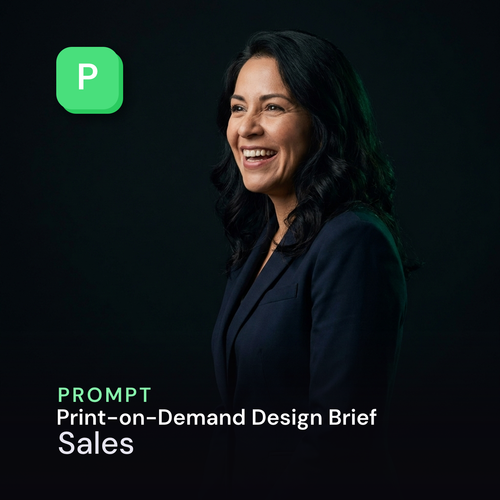 Print-on-Demand Design Brief — Sales Prompt