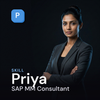 Priya — SAP MM Consultant cover