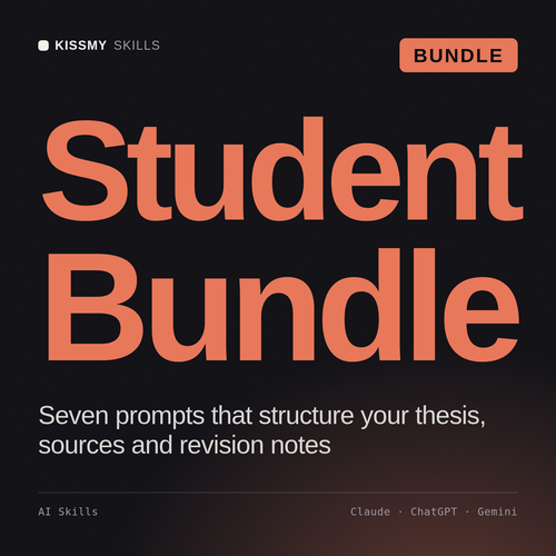 Student Bundle AI bundle by KissMySkills, cover