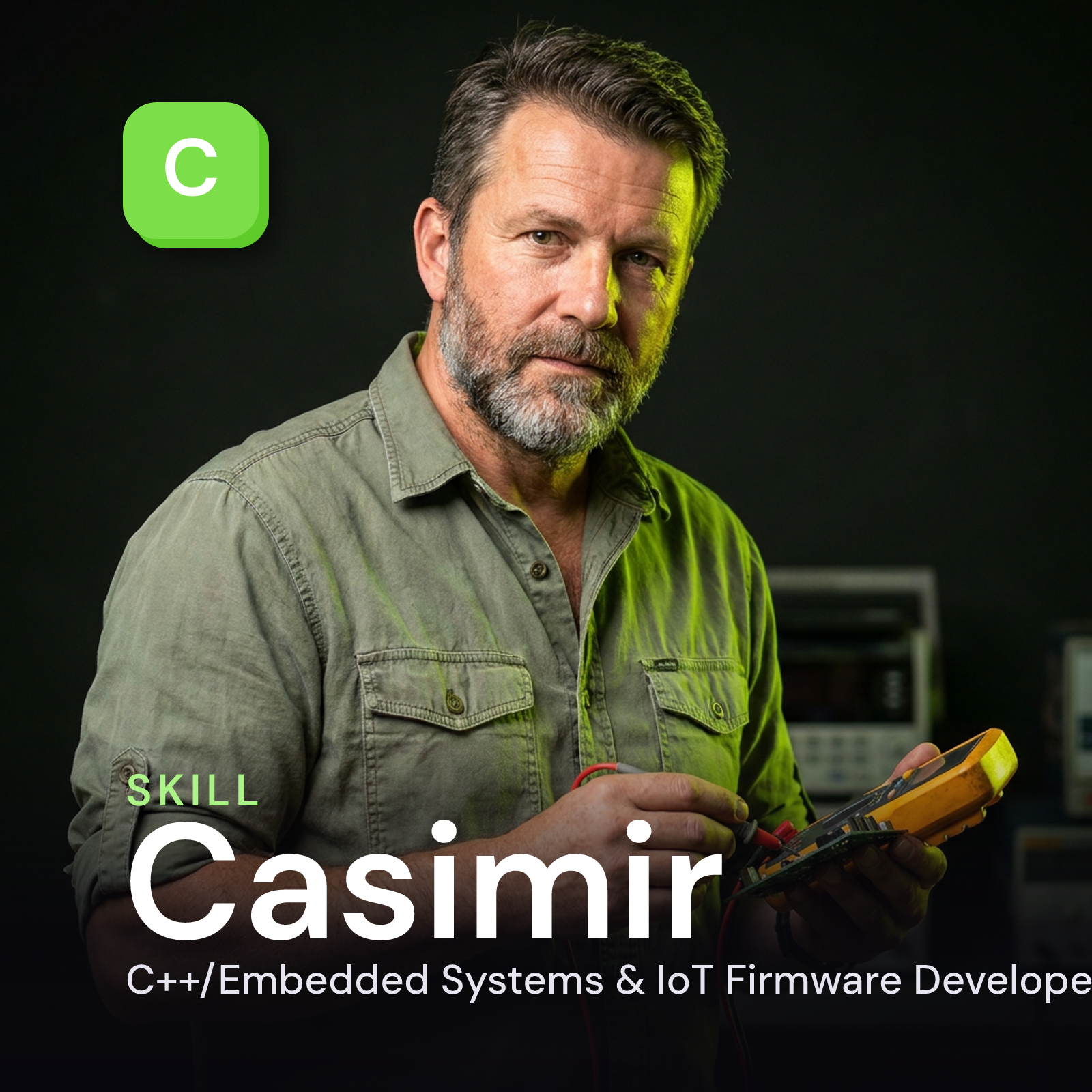 Casimir - C++/Embedded Systems & IoT Firmware Developer AI Skill