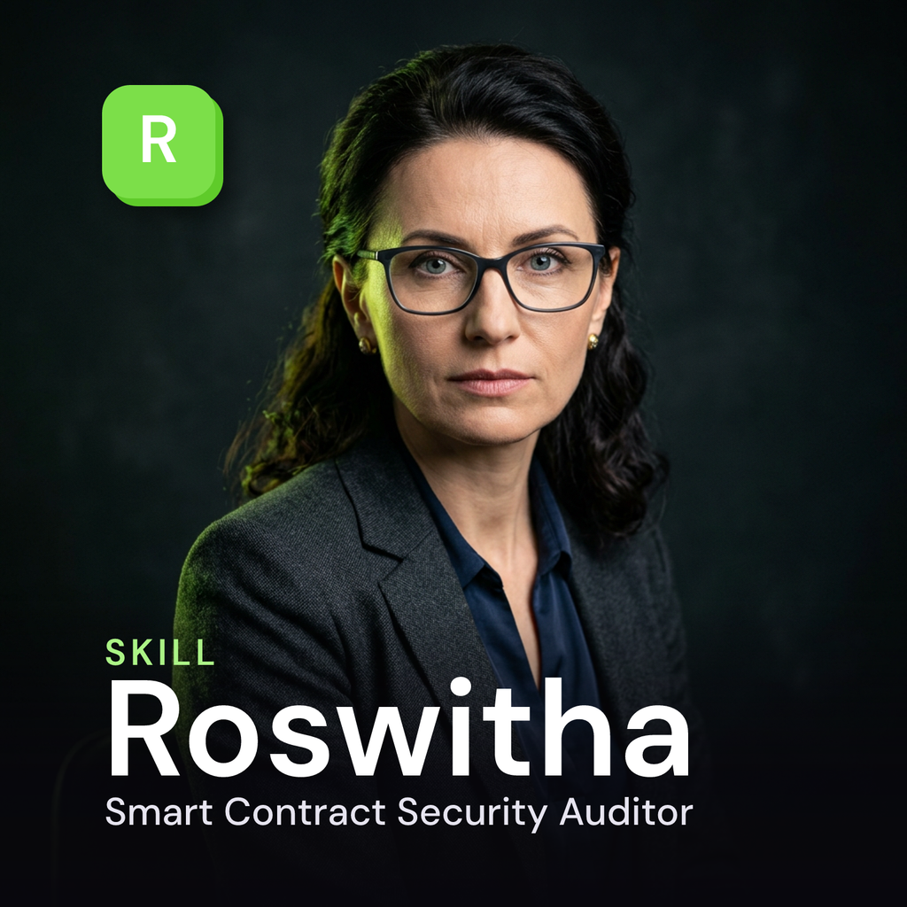 Roswitha - Smart Contract Security Auditor AI Skill