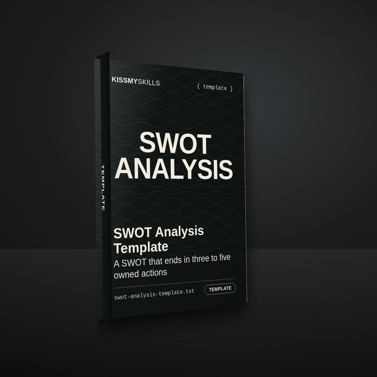SWOT Analysis Template cover