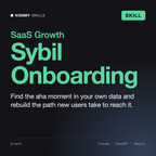 Sybil - User Onboarding & Activation Specialist AI skill by KissMySkills, cover