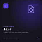 Talia — Agency Proposal & Scoping Specialist AI Skill cover