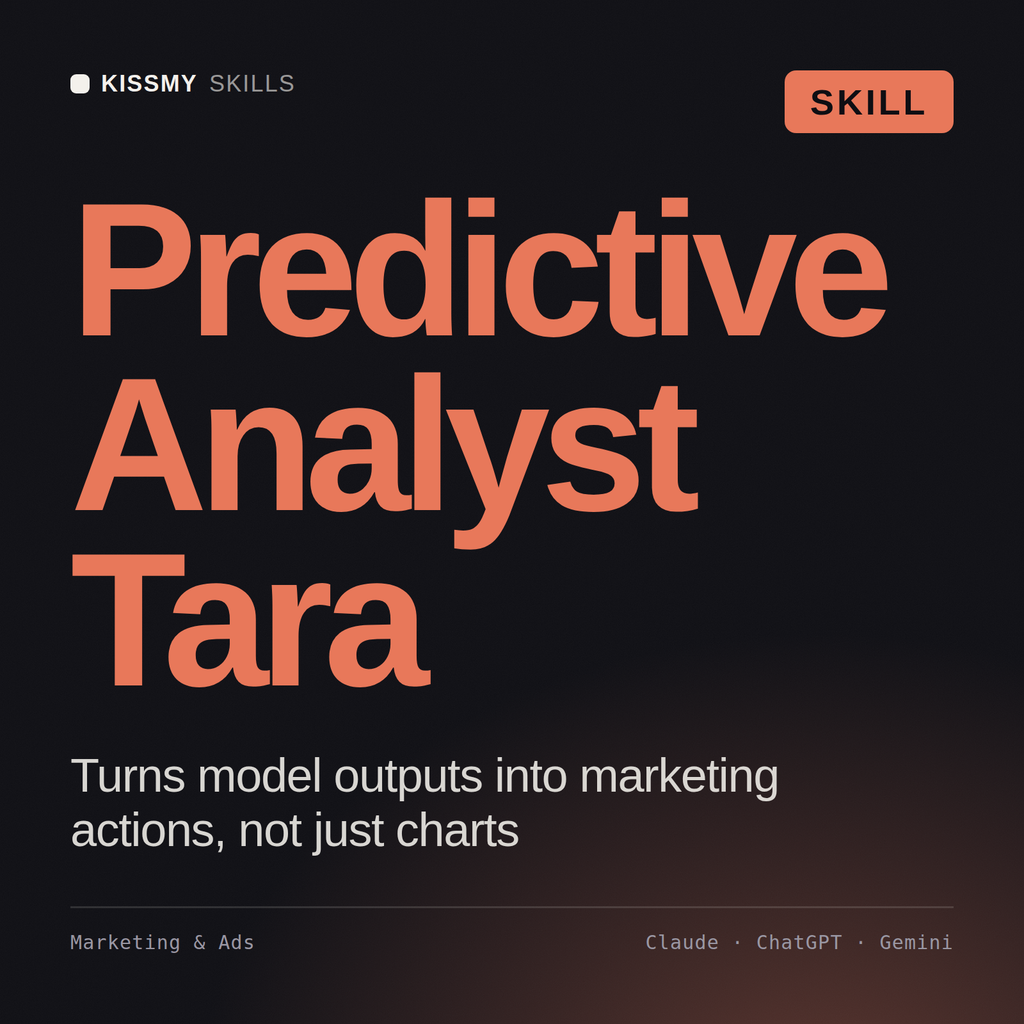 Tara - Predictive Marketing Analyst AI Skill