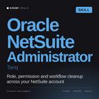 Oracle NetSuite Administrator, Tariq AI skill by KissMySkills, cover